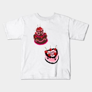 Cute cakes no background Kids T-Shirt